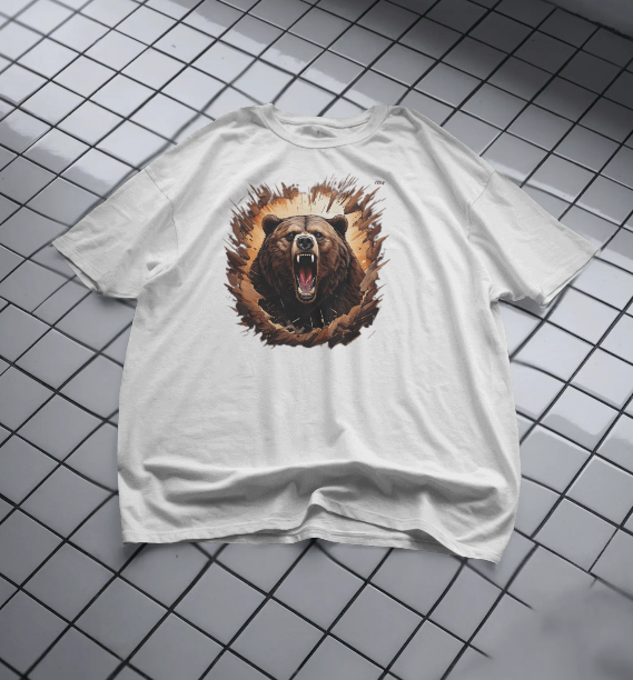 KYRAS : Cute Polar Bear Oversized T-Shirt