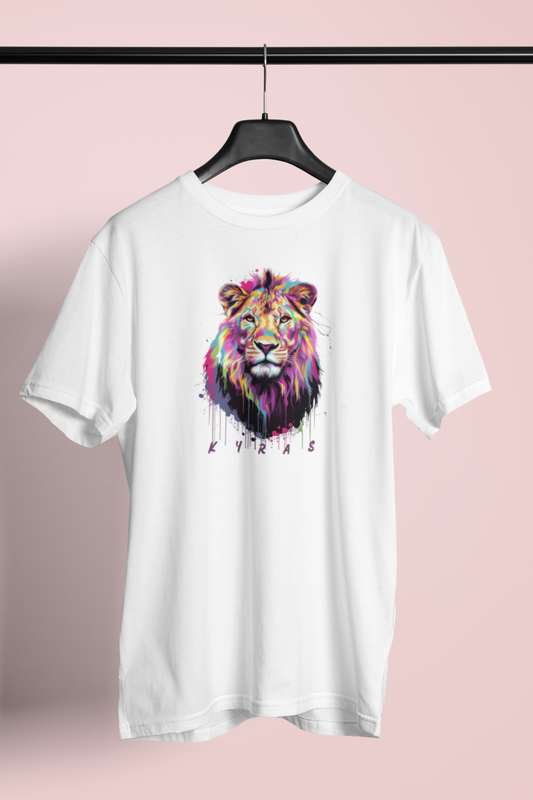 KYRAS: Kyras Real Alpha Graphic Round Neck T-Shirt