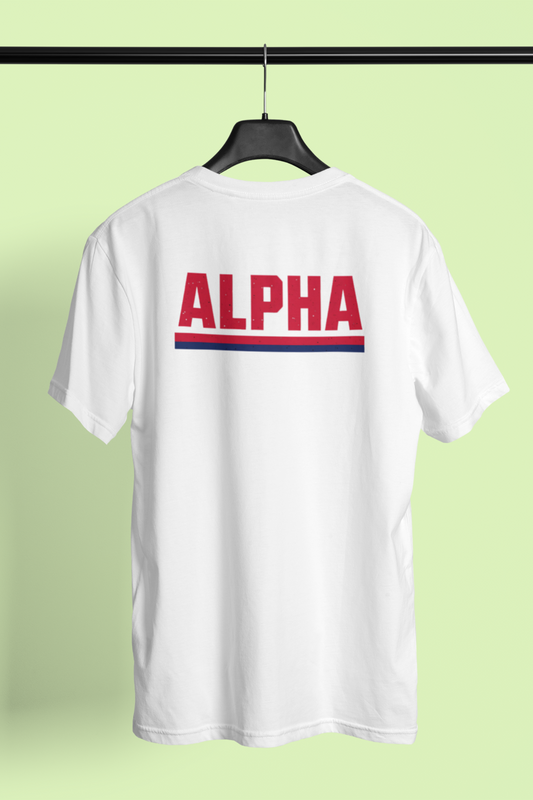 KYRAS: Alpha Premium Graphic Round Neck T-Shirt